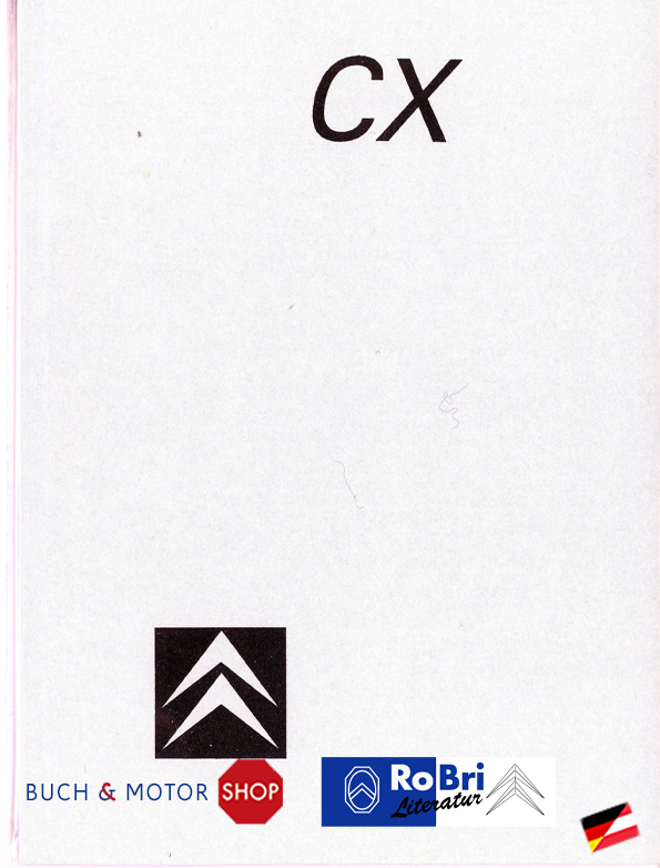 Citroën CX Manual 20 22 25 GTI Diesel